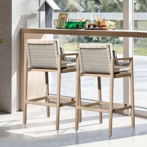 Modern Industrial Kitchen and Cafe Dining Chairs New Design with Metal Backrest Outdoor Furniture for Restaurant and Bar Club