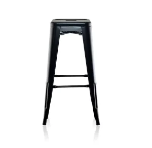 Modern Industrial Metal Bar Stool with Powder Coating Finish Commercial Furniture for Bars and Other Commercial Spaces