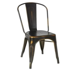 Modern Industrial Metal Chair Contemporary Iron Restaurant Chair Furniture for Outdoor Cafe Home Bar Dining Application
