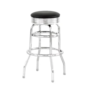 Modern Industrial Strong Kitchen Bar Stools Customized Logo Metal Frame Commercial Home Hotel Dining Outdoor Living