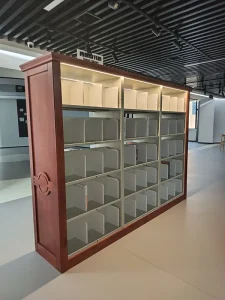 Modern Industrial Style Metal and Iron Bookshelf for Office School Hospital Use Eco Friendly and Durable