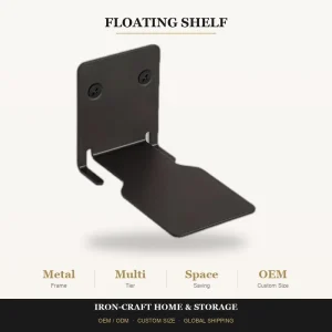 Modern Iron Book Shelf Wall Invisible Bookshelf for Home Decoration Floating Bookshelf