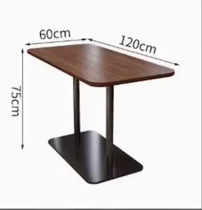 Modern Iron Dining Chair & Restaurant Bar Table for Commercial & Residential Use in Hotels Restaurants Kitchens Home Bars