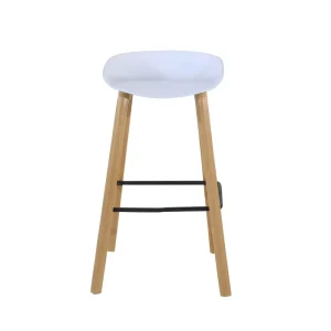 Modern Iron Frame Plastic Seat Bar Chair Outdoor Hotel Restaurant Cafe Leisure Bar Chair