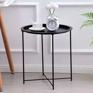 Modern Iron Living Room Console Coffee Table with Storage for Hotel Bedroom Use Stable Easy to Clean Home Furniture
