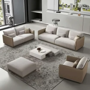 Modern Italian Sofa Set Design Metal Corner Lounges Couch Nordic Living Room Hotel Office Furniture