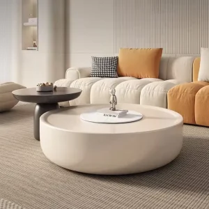 Modern Italian Style Minimalist Coffee Table with Luxurious and High end Feel for Small Living Room Wooden Coffee Tables
