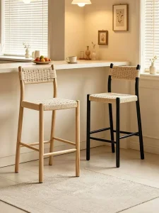 Modern Kitchen Dining Room Furniture Commercial Furniture Bar Stools Wooden Dining Room Bar Chairs