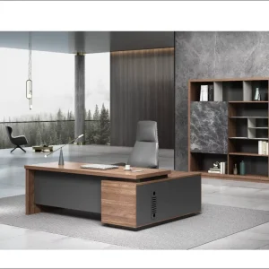 Modern L Shape 1.6m/1.8m Wooden Executive Home Office Desk Extendable Feature Simple Design Stylish Workstations for School Use