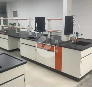 Modern Lab Furniture Laboratory Equipment Lab Island Bench Central Lab Work Table Optional Sink for School