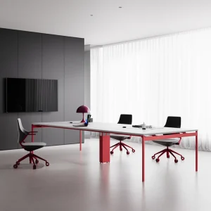Modern Large Conference Table Fashionable Long Meeting Desk for 8 10 12 People Office Meeting Room Furniture