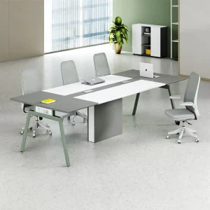 Modern Large Conference Table for Office Meeting Room 6 8 Persons Capacity Office Meeting Table