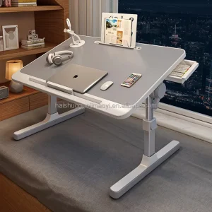 Modern Learn Bedside Folding Table Height Adjustable Medical Dinning Nursing Table Household Study and Work Desk