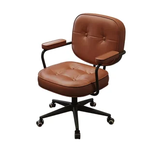 Modern Leather Home Office Chair Swivel Task Chair Computer Chair Home use Study Desk Chair