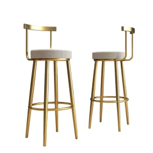 Modern Leather Wooden Swivel Barstool Lift Chair Metal Frame High Stools for Home Bar Dining Outdoor Restaurant Use