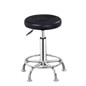 Modern Lifting Rotating Pulley Barber Stool with Dust Free Design for Home Bar Hotel Use Steady Commercial Metal Stool