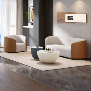Modern Light Luxury Hotel Reception Sofa Business Guest Leisure Chaise Lounge for Hotel Guest Room Rest Area
