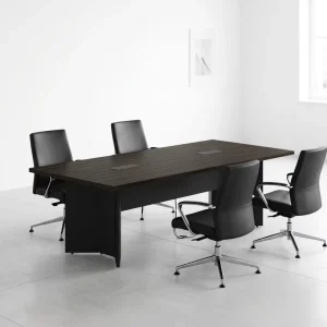 Modern Light Wood Veneer Conference Table Simple Rectangular Office Meeting Desk for Conference Room