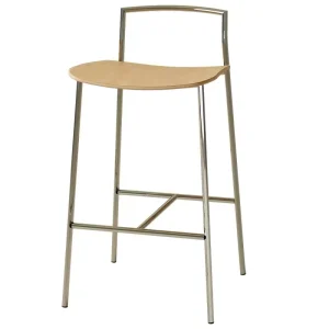 Modern Lightweight Iron Bar Counter Chairs Stools with Backrest for Home Bar Hotel Use