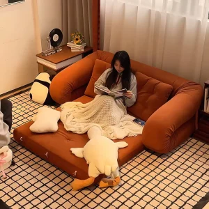Modern Living Room Furniture Compression Sealed Package Sofa Bed Fabric Sofa Bed Couch Compressed Sofa