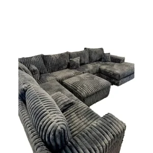 Modern Living Room Furniture Compression Sofa Set Extendable Pure Sponge Vacuum Roll Packed Chenille Foam Bed