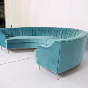 Modern Living Room Semicircular Furniture Wedding Hotel Banquet Events Curved Sectional Sofa