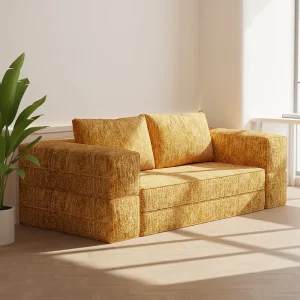 Modern Living Room Sofa Bed Fabric Couch Sofa Bed Apartment Relax Lazy Couch Pocket Spring Mattress Sofa Bed for Sale
