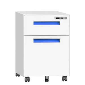 Modern Lockable Metal Filing Cabinets Secure Storage for Office School Workshop and Outdoor Use