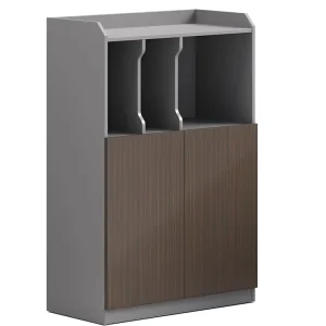 Modern Lockable Wooden Panel File Cabinet Office Furniture for Home Office School Workshop Gym Use