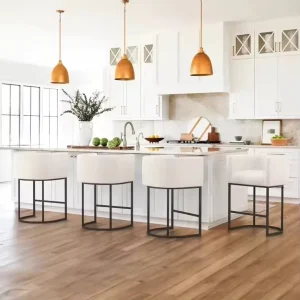 Modern Luxury Bar Stools with Back Support for Kitchen Island Home Bars Hotel Counters Commercial Cafe Restaurant Furniture