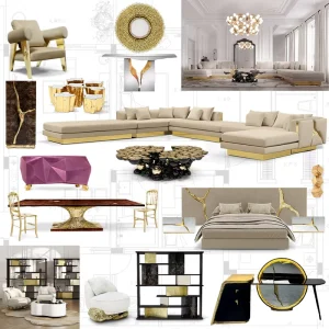 Modern Luxury Big Villa Manor Furniture One Stop Solution Large L Shape 304 Stainless Steel Leather Boca Sofa