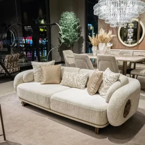 Modern Luxury Cloud Modular Sofa Set Italy Design Premium Fabric Couches