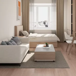 Modern Luxury Contemporary Wood Panel Coffee Tables Versatile Office and Living Room Furniture With Tea Table for Hotel Use