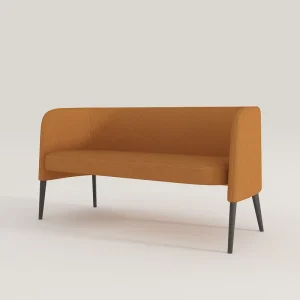 Modern Luxury Design High Density Foam Leather Hotel Lobby Library Cafe Shopping Mall Beauty Salon Waiting Area Furniture Sofa