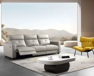 Modern Luxury Design Sofa Living Room Furniture Recliner Sofa Set Leather Furniture Electric Reclined Sofa Set