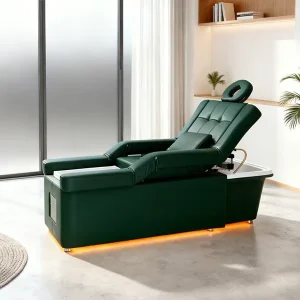Modern Luxury Electric Pedicure Chairs Massage Bed and Head Spa Chaise Pedicure Chair Professionnel Manicure Shampoo Lash Bed