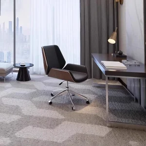 Modern Luxury Ergonomic Leather Executive Office Chair with Adjustable Height and Swivel Base
