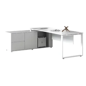 Modern Luxury Executive Desk for CEO Manager Office Furniture in Rectangle Shape Wood Panel Style