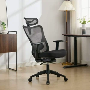 Modern Luxury Executive Office Chair Ergonomic Swivel Mesh Boss Secretary Desk Adjustable Metal Iron Plywood Plastic