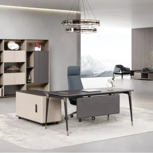 Modern Luxury Executive Office Desk Original Factory Design Wooden L Shape Cabinet Drawer Modular Manager Office Table