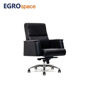 Modern Luxury Furniture Executive Reception Swivel Meeting Luxury Training Visitor Office Leather Chair