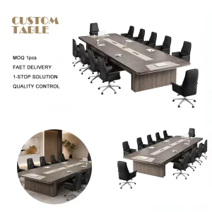 Modern Luxury Furniture Office Desk Executive Conference Company Business Negotiation Training Durable Long Meeting Tables