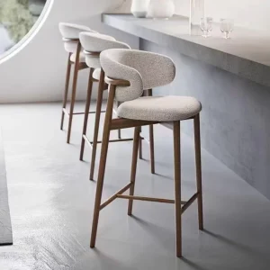 Modern Luxury High Bar Stool for Home Dining Rooms and Commercial Bars Restaurants Cafes Bar Chair Manufacturer