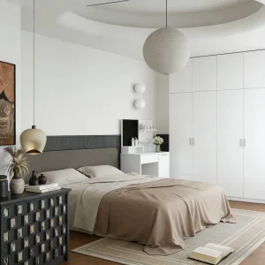 Modern Luxury Hotel Bedroom Furniture Sets Customizable Wood for Apartments Villas Hospitals Minimalist Design Made China