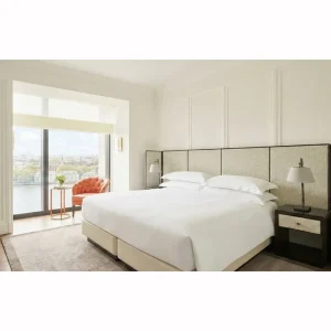 Modern Luxury Hotel Bedroom Sets Custom Wood 5 Star Hospitality Furniture for Hotel Apartment Guest Rooms & Suites