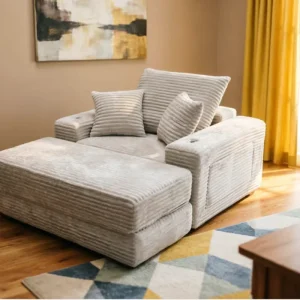 Modern Luxury Living Room Sofa Bed Furniture Compressed High Density Sponge Lounge Chair Box Lazy Design