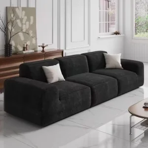 Modern Luxury Living Room Sofa Sectional Set Furniture L Shape 2 3 Seater Corduroy Compression Indoor Recliner Boneless Designs