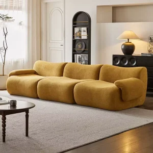 Modern Luxury Living Room Sofa Sectional Set Furniture L Shape 2 3 Seater Velvet Compression Foam Modular Lazy Recliner Designs