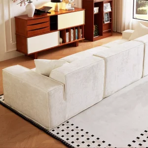 Modern Luxury Living Room Sofas Set Furniture L Shape 2 3 Seater Corduroy Compression Vacuum Sectional Modular for Home Design