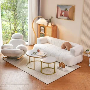Modern Luxury Living Room Sofas Set Furniture l Shape 2 3 Seater Velvet Compression Boneless Lounge Recliner Indoor Design Sale